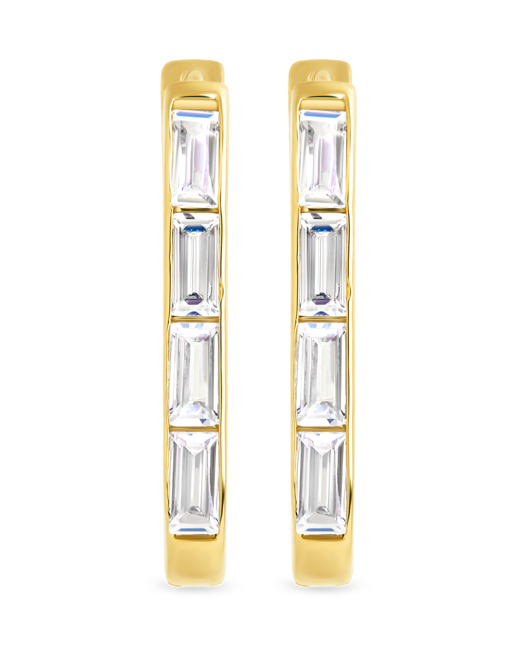 Roxanne CZ Micro Hoop Earrings - Sparkling Cubic Zirconia Studs for Women, Dainty & Elegant Jewelry Gift for Everyday Wear, Date Night & Special Occasions