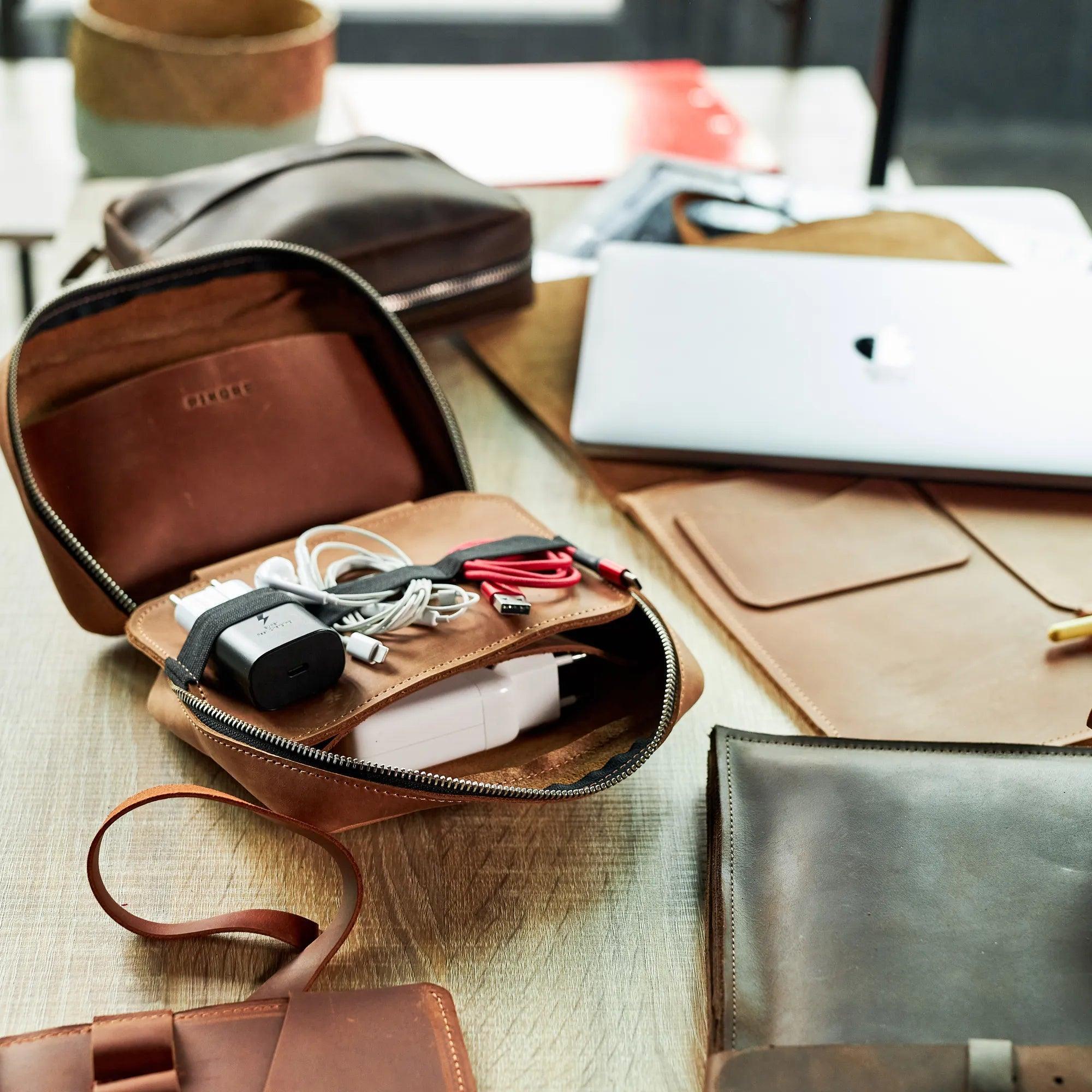 Premium Travel Cable Organizer Bag - Compact & Durable for Electronics Accessories - Perfect for Travel, Office, and Home Use