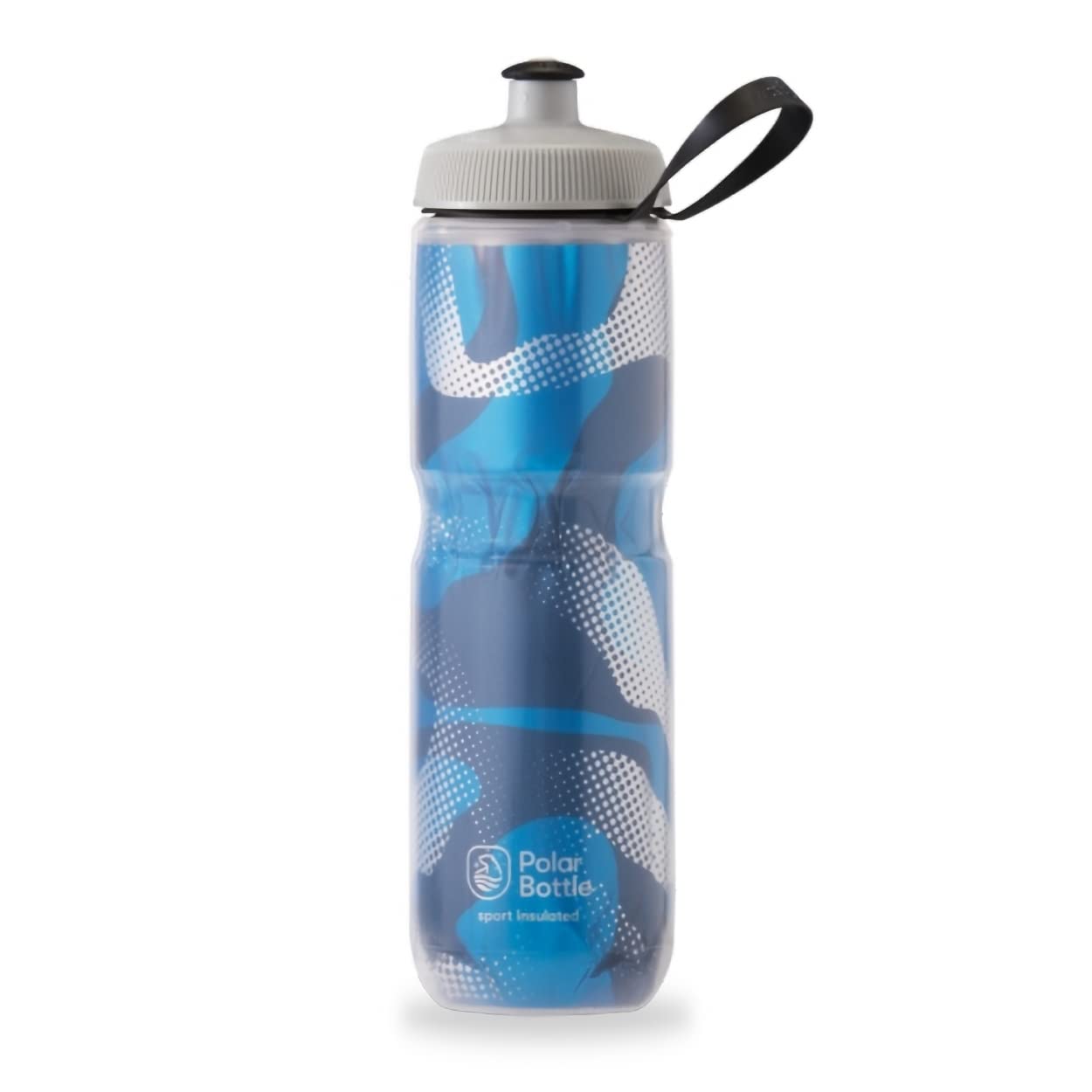 Polar Bottle Sport Insulated Water Bottle by HydraPak (20oz & 24oz) – Leak Proof & Double Wall Insulation Keeps Drinks Cold 2X Longer | Perfect for Gym, Hiking, Cycling & Outdoor Activities