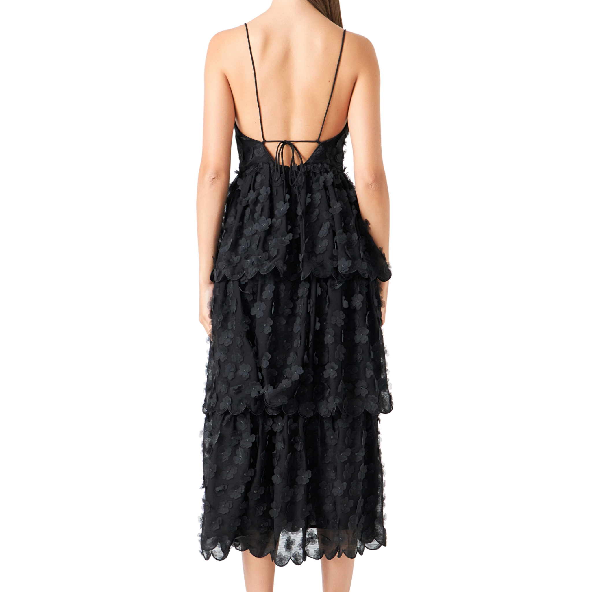 Elegant Floral Print Tiered Midi Dress for Women | Summer Casual & Party Wear | Perfect for Date Night, Wedding Guest & Office Outfits