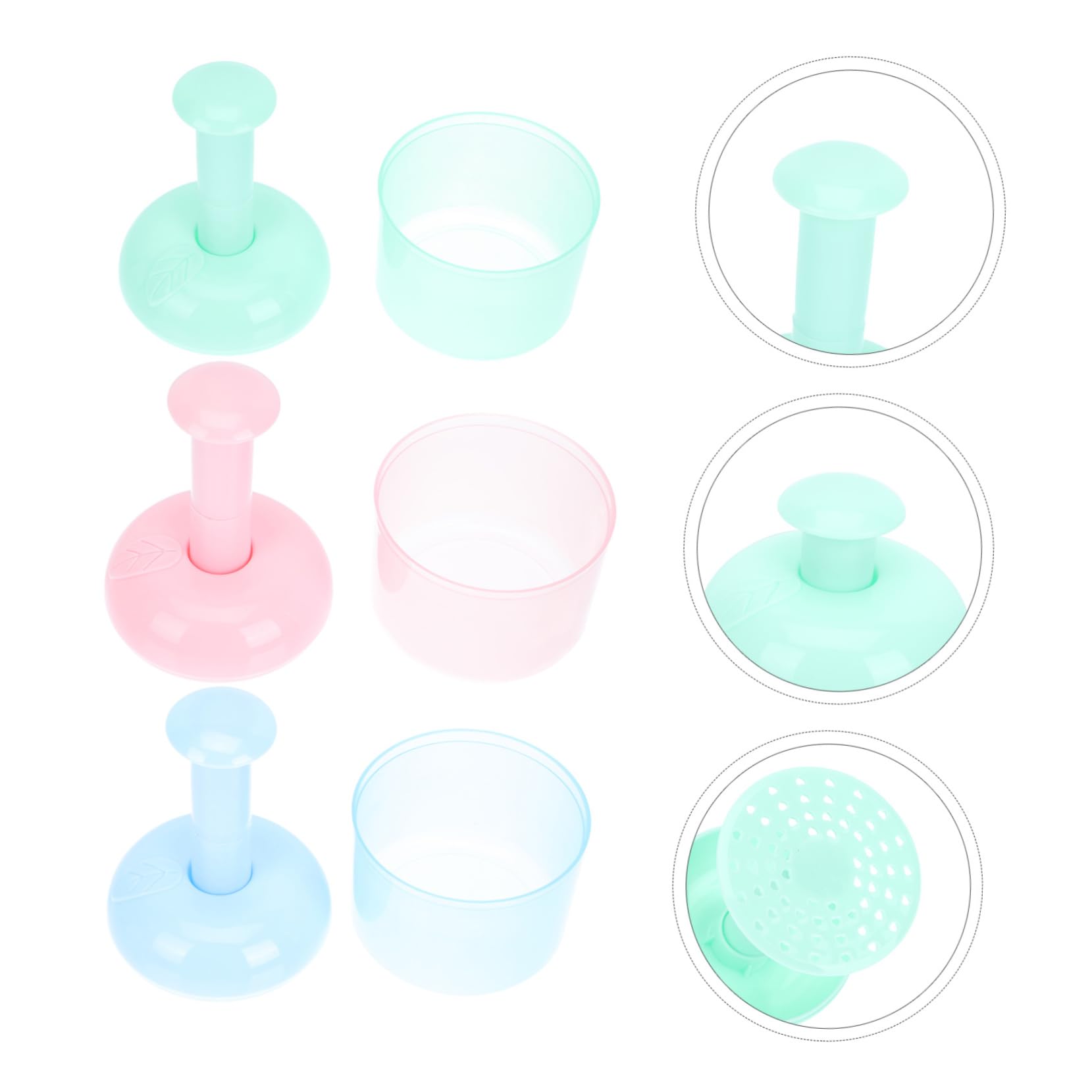 3PCS Facial Foamers - Bubble Foam Cup for Deep Cleansing | Face Wash Bubble Maker | Rich Foam Soap Dispenser | Perfect for Skincare Routine & Spa Day at Home