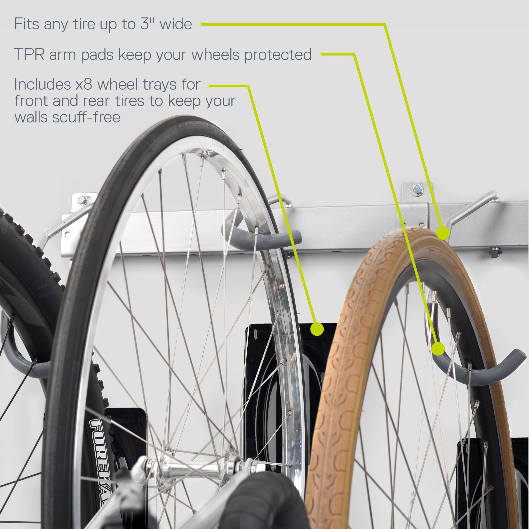 Heavy Duty 4-Bike Hitch Mount Rack for Cars & SUVs - Universal Bicycle Carrier for Road, Mountain & Kids Bikes - Perfect for Camping, Road Trips & Outdoor Adventures - Ideal for Family Vacations and Cycling Enthusiasts