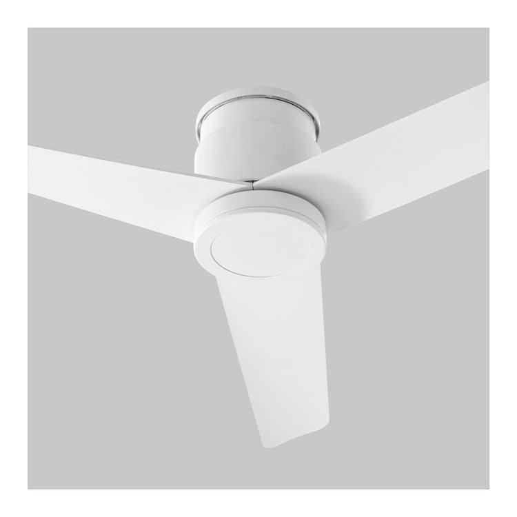 Adora 52 Inch 3 Blade Indoor Outdoor Ceiling Fan with Light - White - Perfect for Bedroom, Living Room, Patio & Covered Porch