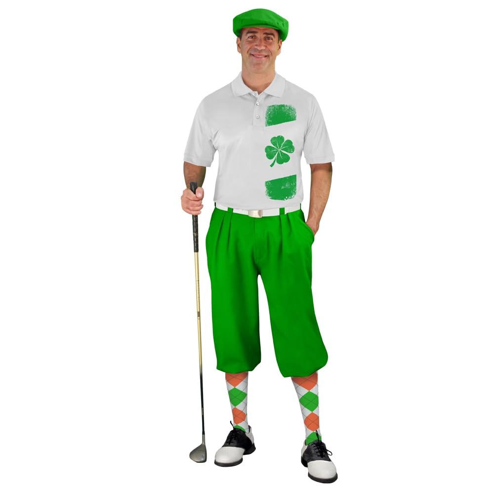 Authentic Irish Homeland Traditional Plus Fours Outfit for Men - Perfect for St. Patrick's Day, Celtic Festivals & Heritage Celebrations