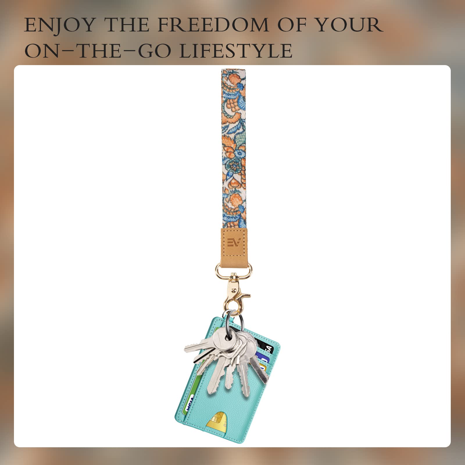 EcoVision Cute Keychain Lanyards for Women - Keys & Badge Holder for Office, Gym