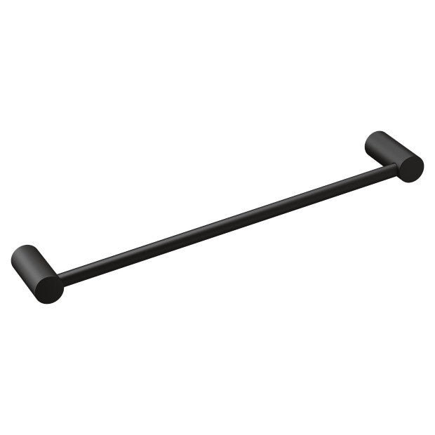 Moen Align 18-Inch Towel Bar in Matte Black - YB0418BL - Bathroom Towel Rack for Modern Homes & Spa-Like Showers
