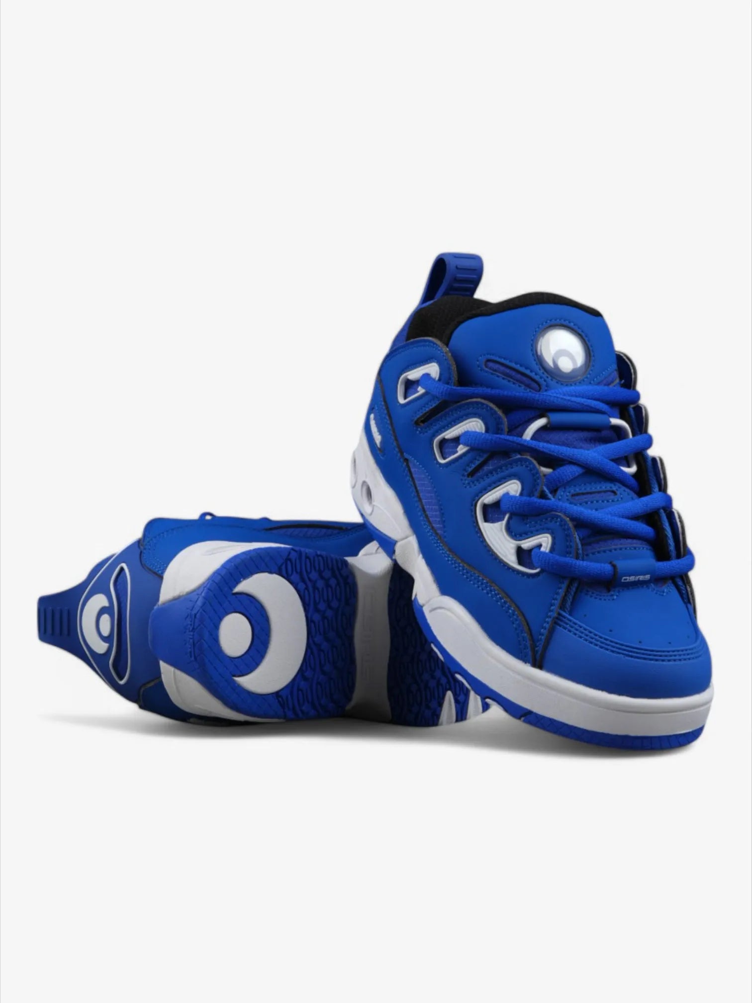 Osiris D3 Skate Shoes for Men & Women - Blue & White Sneakers for Skateboarding, Streetwear & Casual Wear