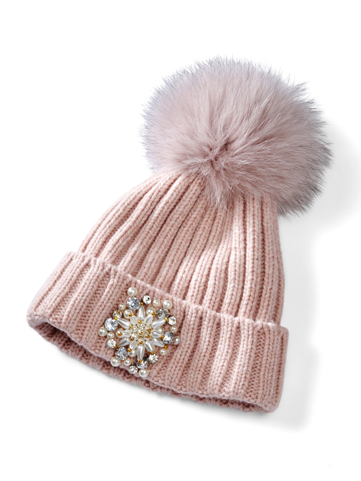 Embellished Wool Knit Hat for Women - Winter Beanie with Decorative Details - Cozy & Stylish Cold Weather Accessory for Outdoor Activities, Skiing, and Fashion Outfits
