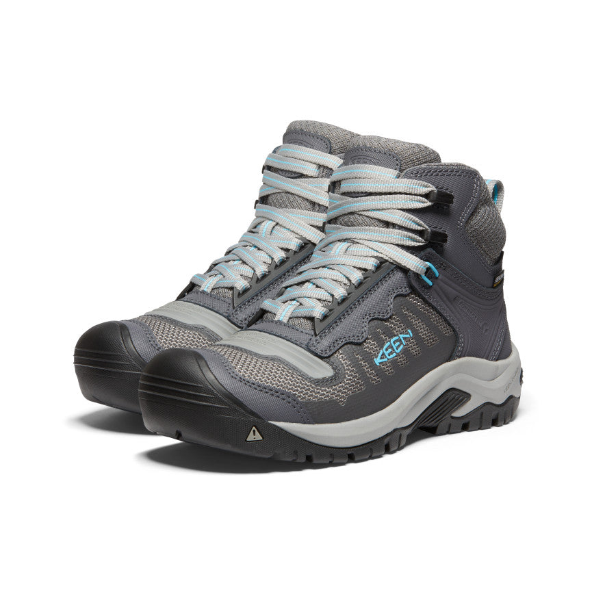 Waterproof Women's Reno Mid Soft Toe Work Boots - Magnet/Ipanema Colors - Perfect for Construction, Hiking & Outdoor Activities