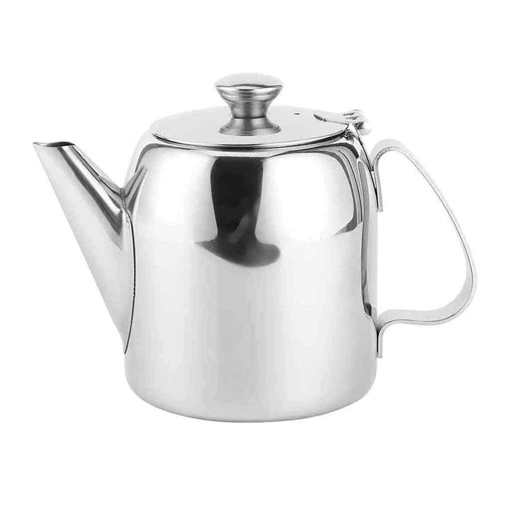 FETION Stainless Steel Coffee Pot & Teapot - Small Cold Water Jug with Short Spout for Hotel, Restaurant & Home Kitchen Use - Perfect for Brewing Coffee, Serving Tea, and Storing Cold Beverages