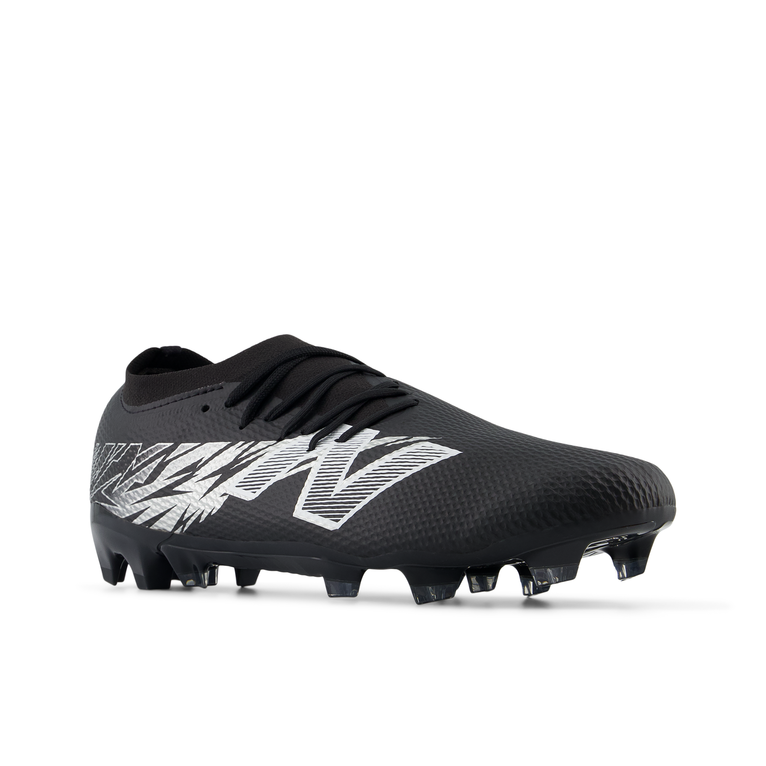 New Balance Furon Team FG V8 2E Wide Football Cleats for Men - Black/Silver Soccer Shoes for Firm Ground - Perfect for Competitive Matches & Training Sessions