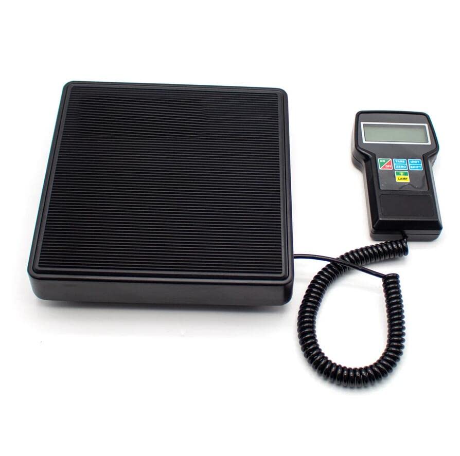 Precision Digital Refrigerant Charging Scale with LCD Display - RCS-7040 Electronic Weight Calibration Tool for HVAC Technicians (Ideal for AC Repair, Refrigerant Recharging & Maintenance)
