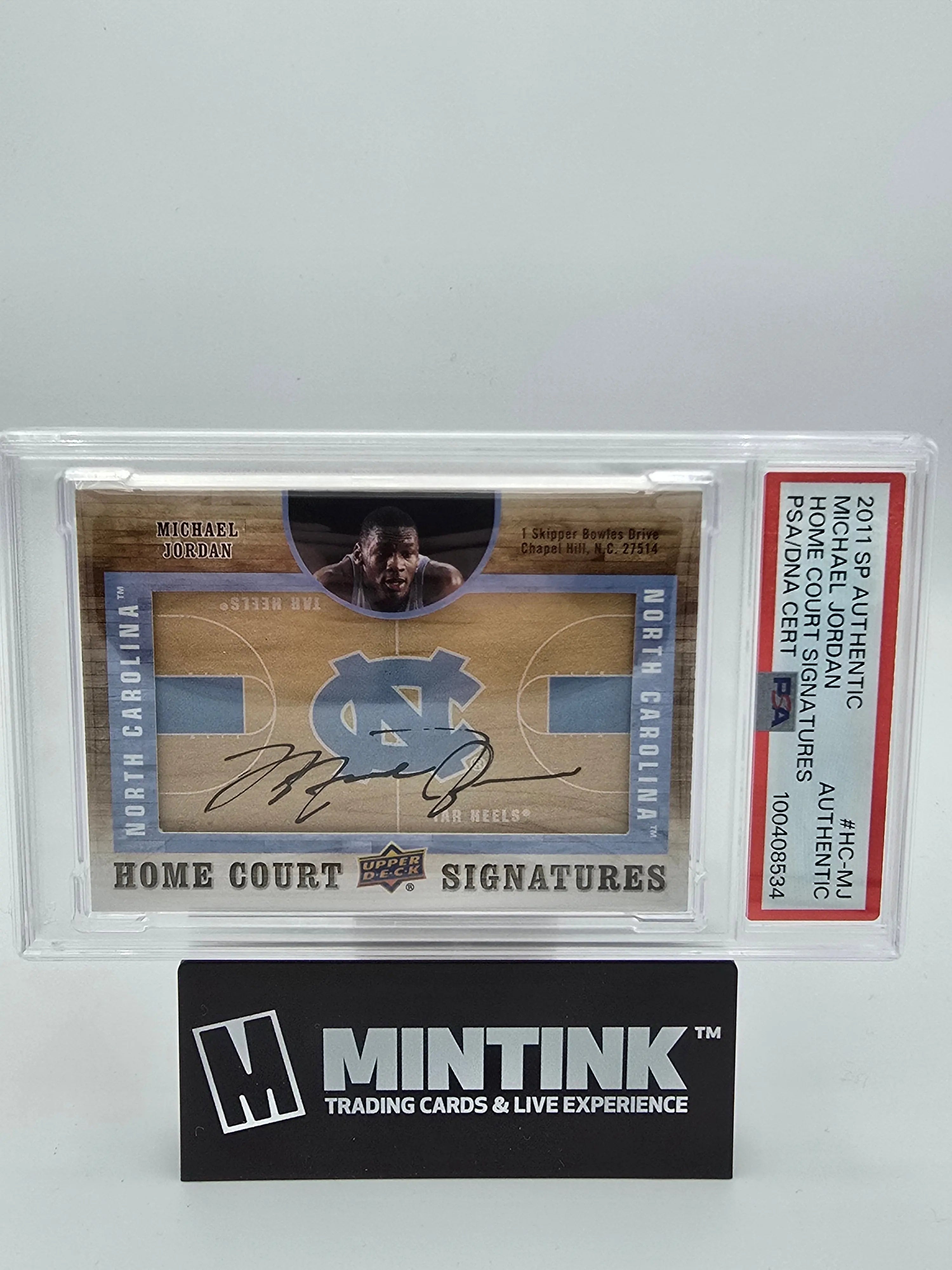 2011 Upper Deck SP Authentic Basketball Michael Jordan Home Court Signatures PSA Certified Autograph - Collectible Memorabilia for Fans & Investors, Perfect for Display in Home or Office