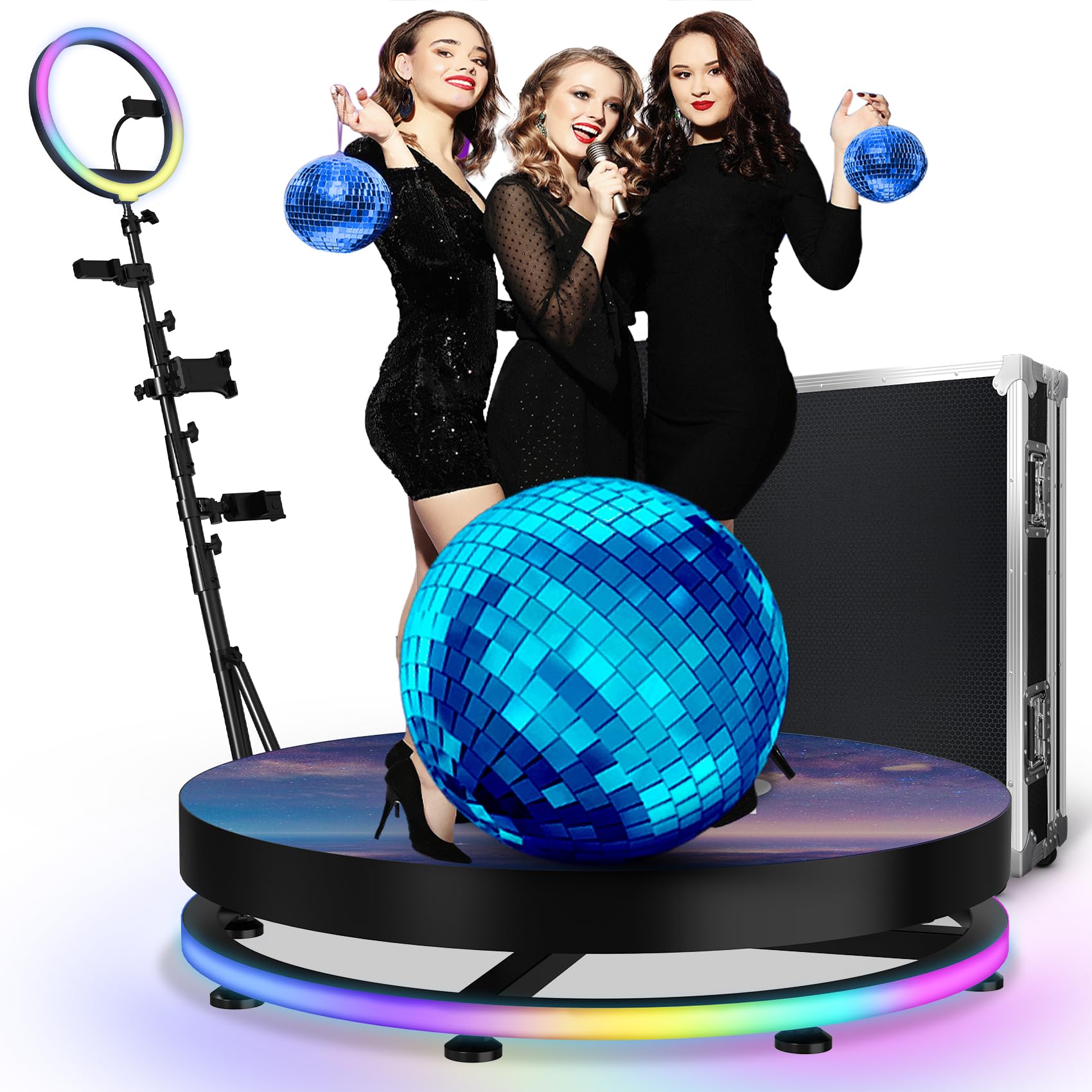 360 Photo Booth Machine for Parties & Events - 31.6