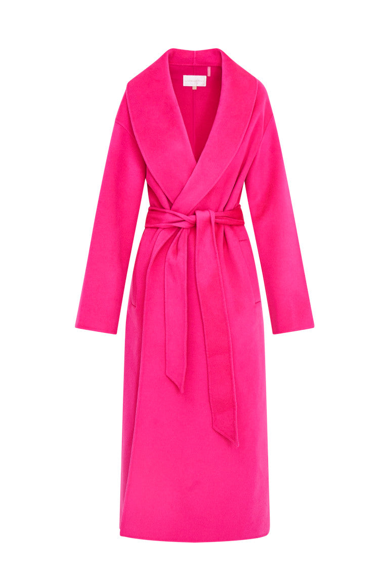 Mahika Women's Wool Cashmere Wrap Coat - Soft & Warm Winter Shawl for Office, Travel & Evening Outfits