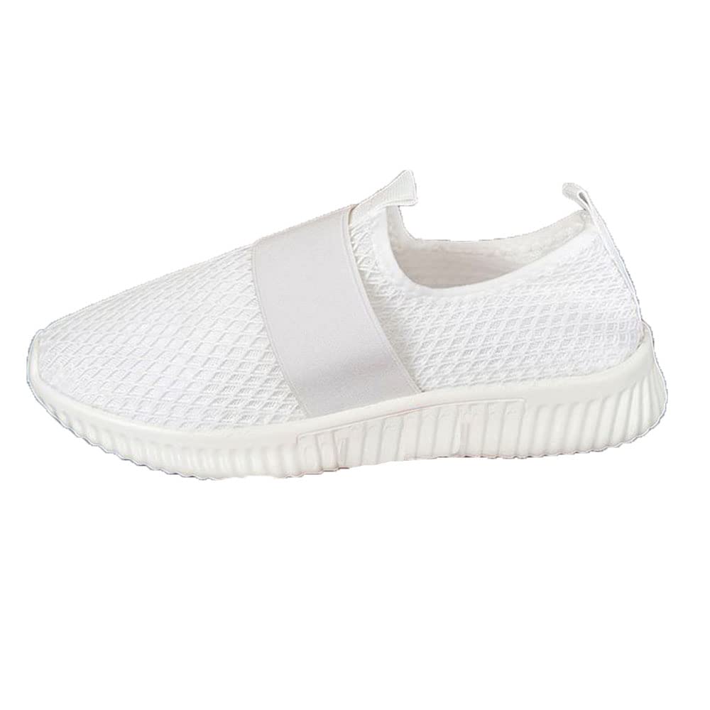 JITUUE Women's Lightweight Athletic Running Shoes - Breathable Mesh Walking Sneakers with Platform Sole for Gym, Jogging & Casual Wear