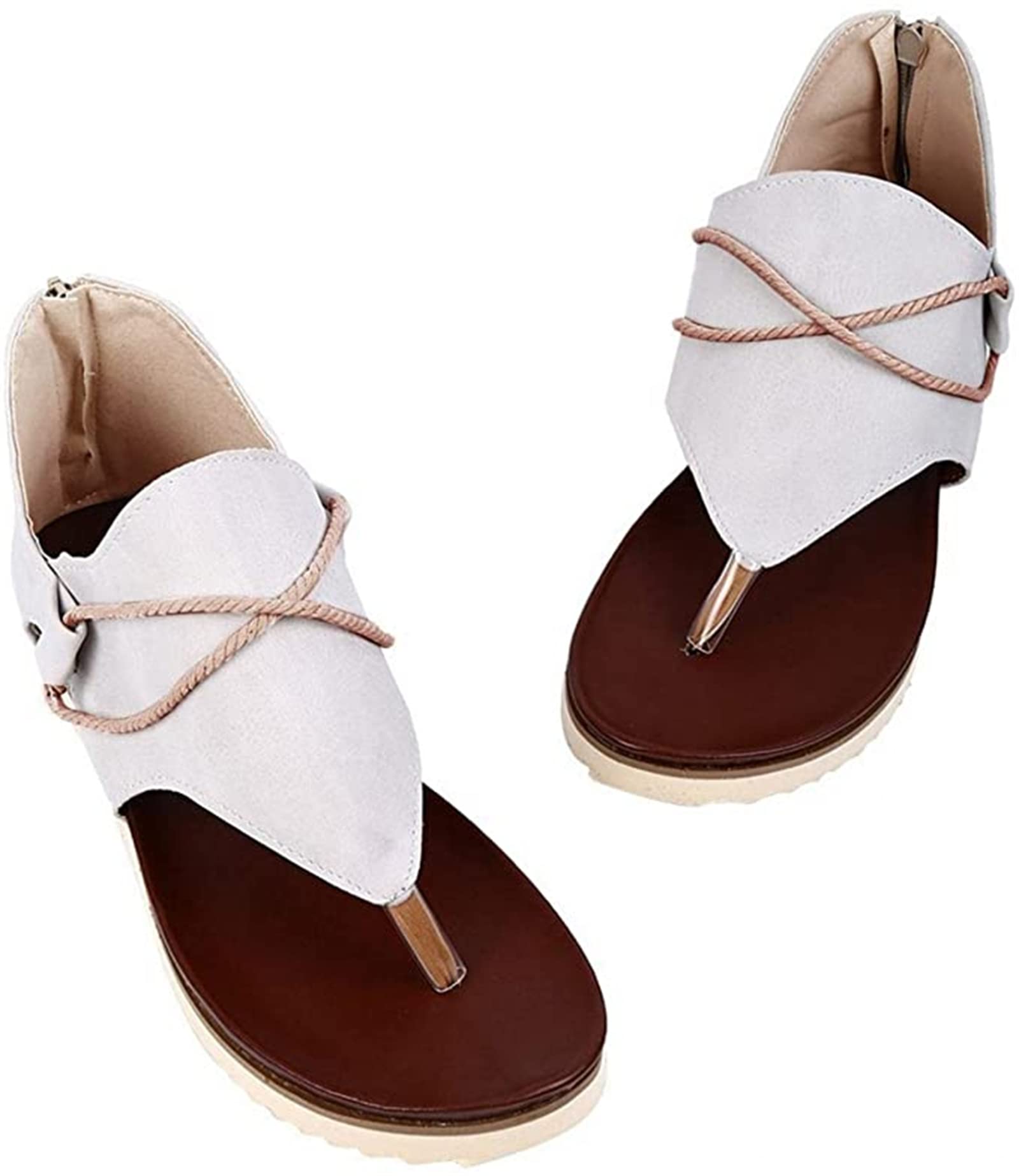 Women's Dressy Summer Sandals - Comfortable Thong Flip Flops with Clip Toe for Beach, Walking & Casual Wear | Stylish Flat Sandals & Slippers for Outdoor Activities, Vacations & Daily Use