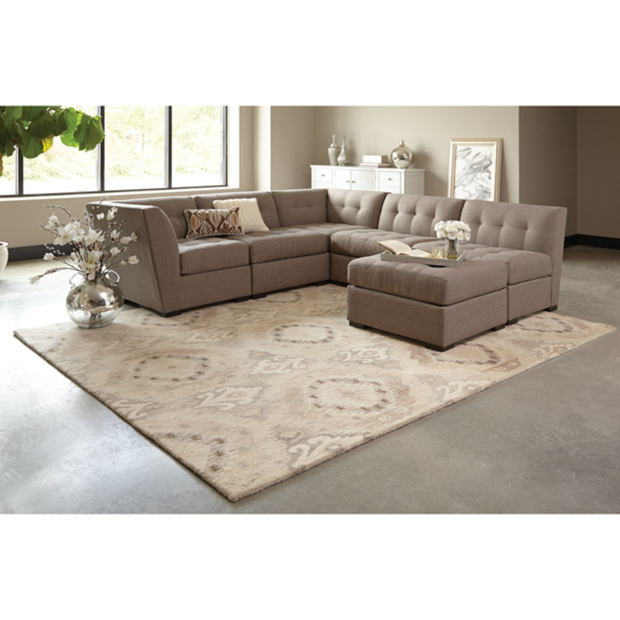 Anastasia Area Rug 5'x8' - Soft Modern Living Room Rug, Non-Slip Comfort for Bedroom & Dining Room - Perfect for Home Decor & Cozy Spaces