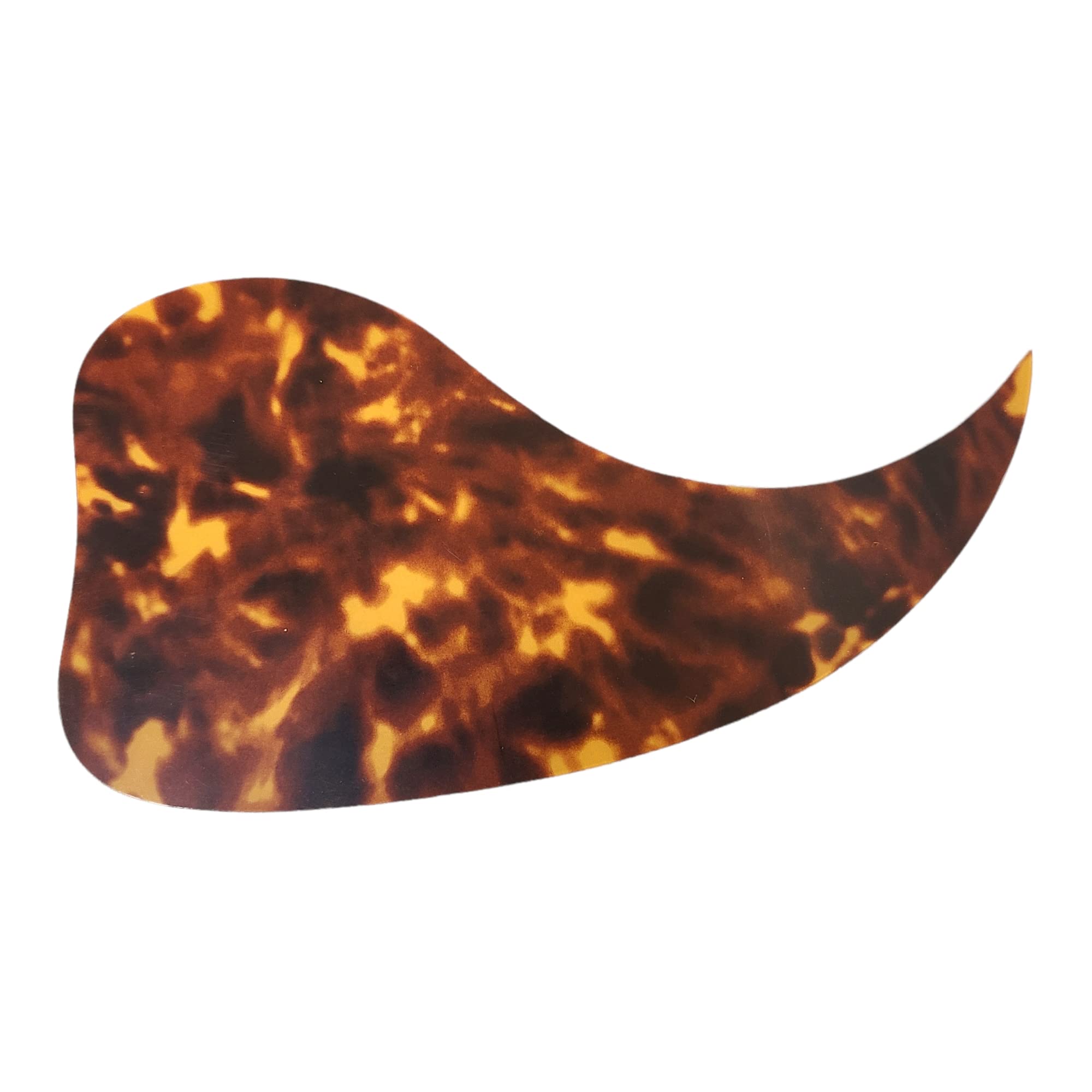 Premium Tortoise Acoustic Guitar Dreadnought Pickguard - J45 Style Self-Adhesive (Light Brown Spot) for Martin, Gibson & Taylor Guitars - Perfect for DIY Repairs & Customization