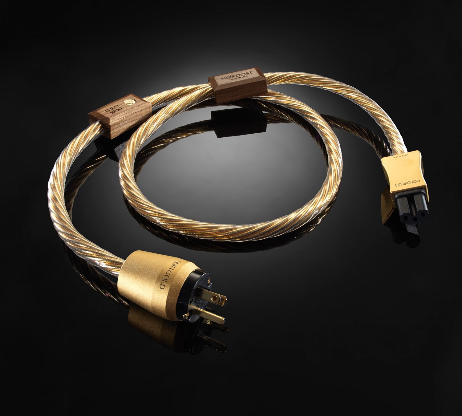 Nordost Odin Gold Power Cord - Premium Audio Power Cable for High-End Stereo Systems & Home Theater - Perfect for Audiophiles & Music Enthusiasts