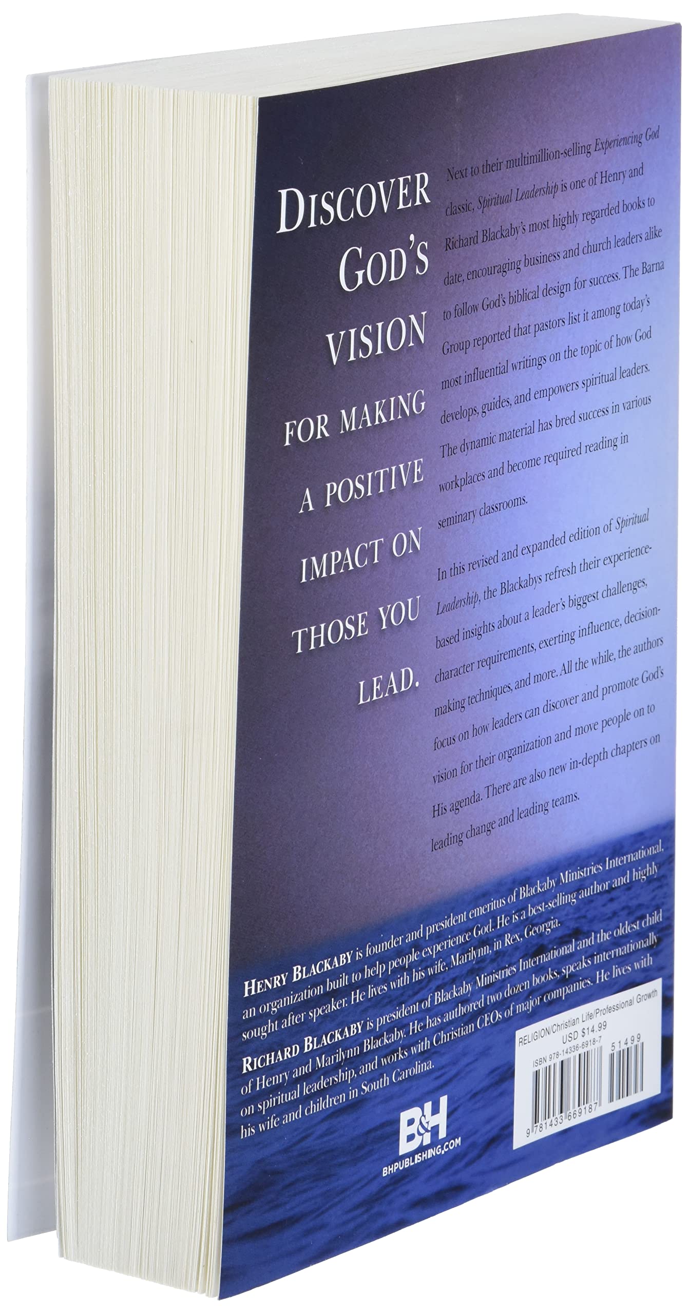Spiritual Leadership: Moving People on to God's Agenda - Revised & Expanded Edition | Christian Book for Pastors, Ministry Leaders & Small Groups