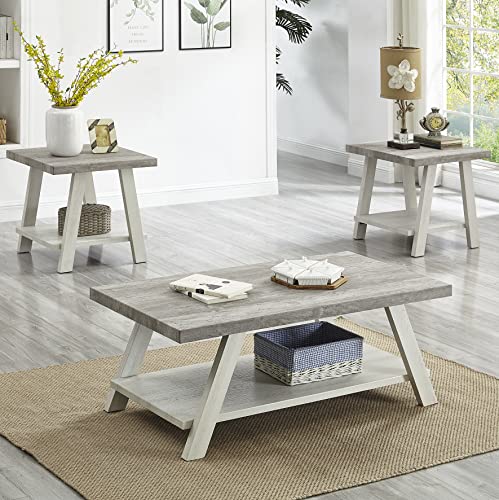 Gray and Beige