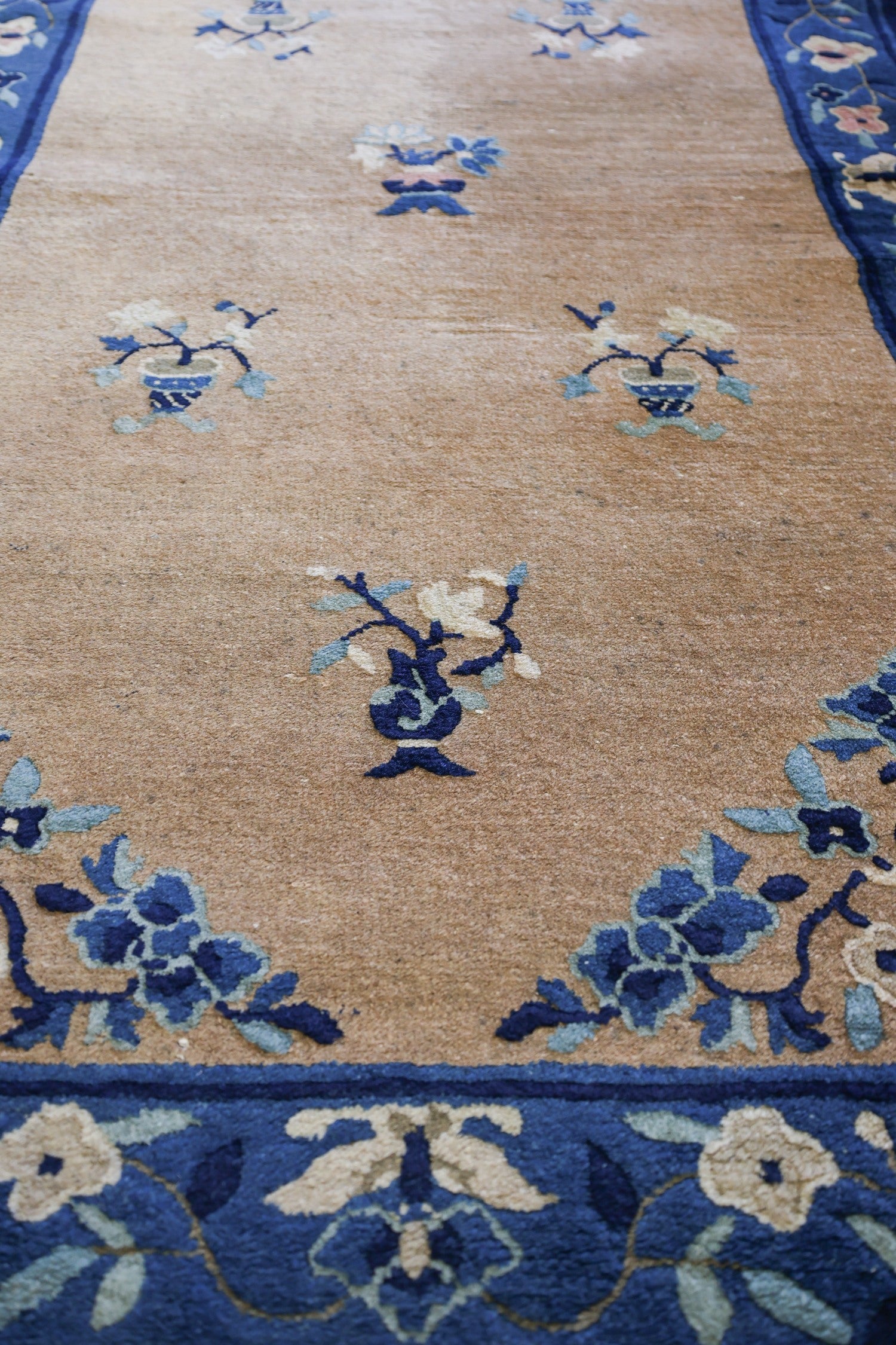 Handwoven Traditional Antique Peking Rug - Vintage Chinese Wool Carpet for Home Decor, JF8679 | Perfect for Living Room, Bedroom & Office Flooring