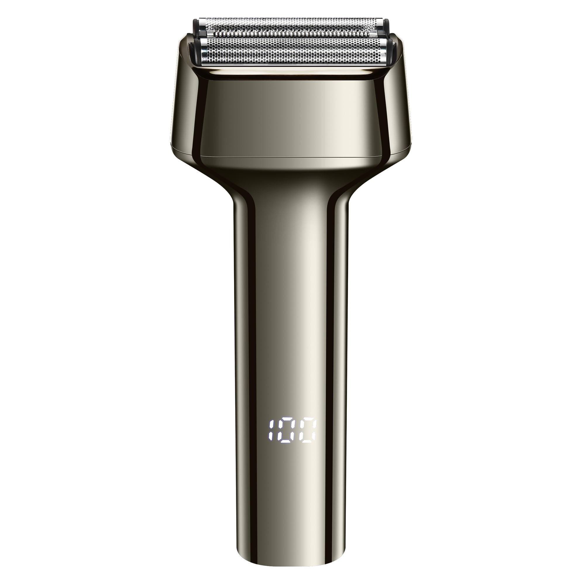 Reciprocating Electric Shaver for Men - USB-C Rechargeable Wet & Dry Shaving with Power Display - Best for Travel, Home & Gym Use - Smooth & Easy Shaving Experience