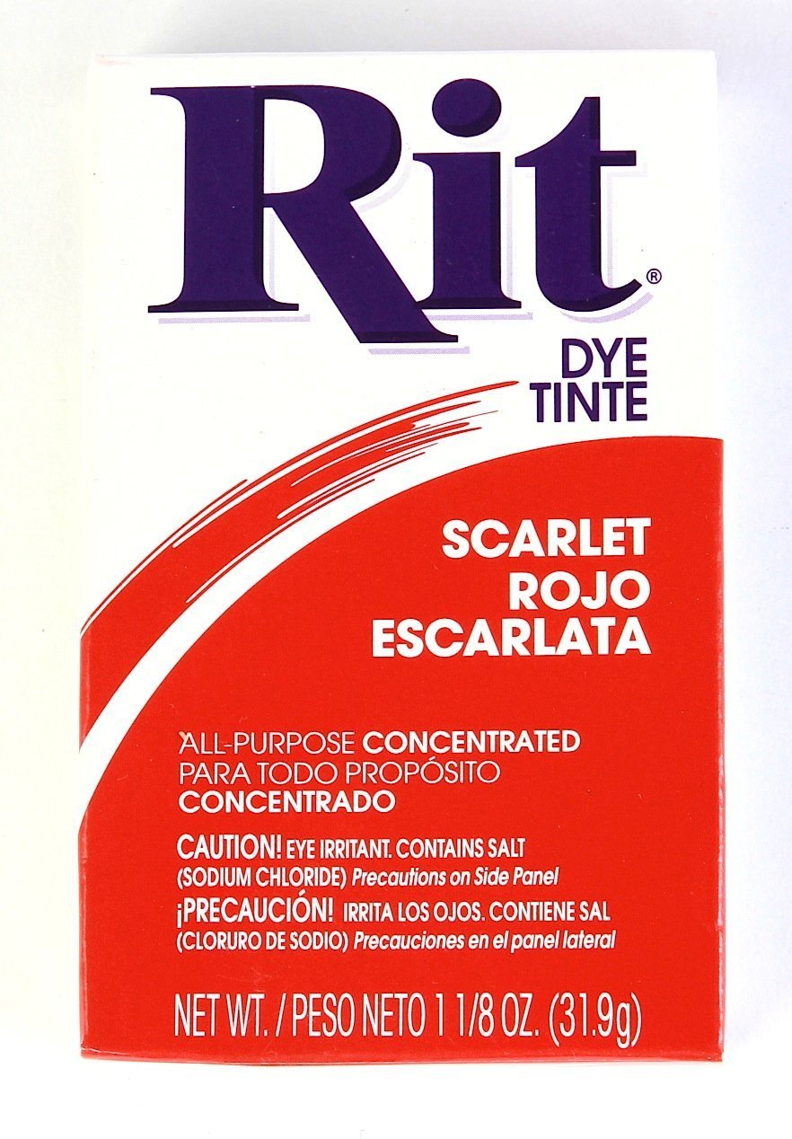 Scarlet Red Powder Dye - 3 Pack (31.9g Each) for Fabric, Yarn & Tie-Dye - Vibrant Color for DIY Crafts, Clothing & Home Decor Projects