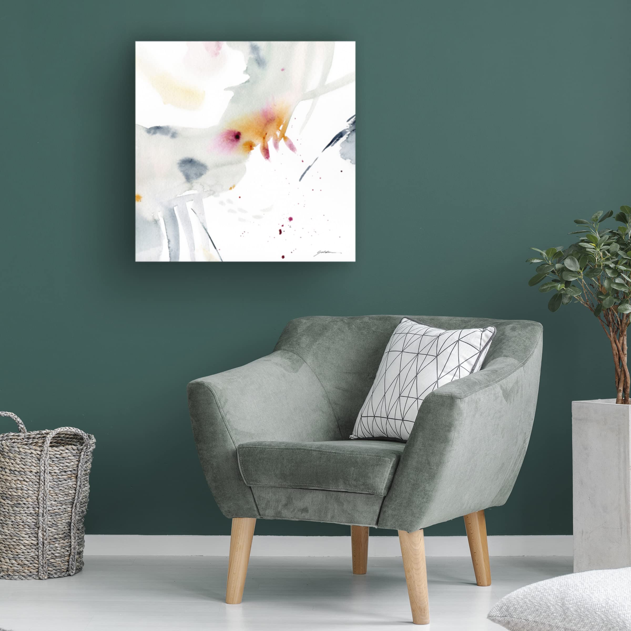 Trademark Fine Art 'Exploration' by Sheila Golden - 18x18 Inch Premium Canvas Wall Art - Perfect for Living Room, Bedroom & Office Decor