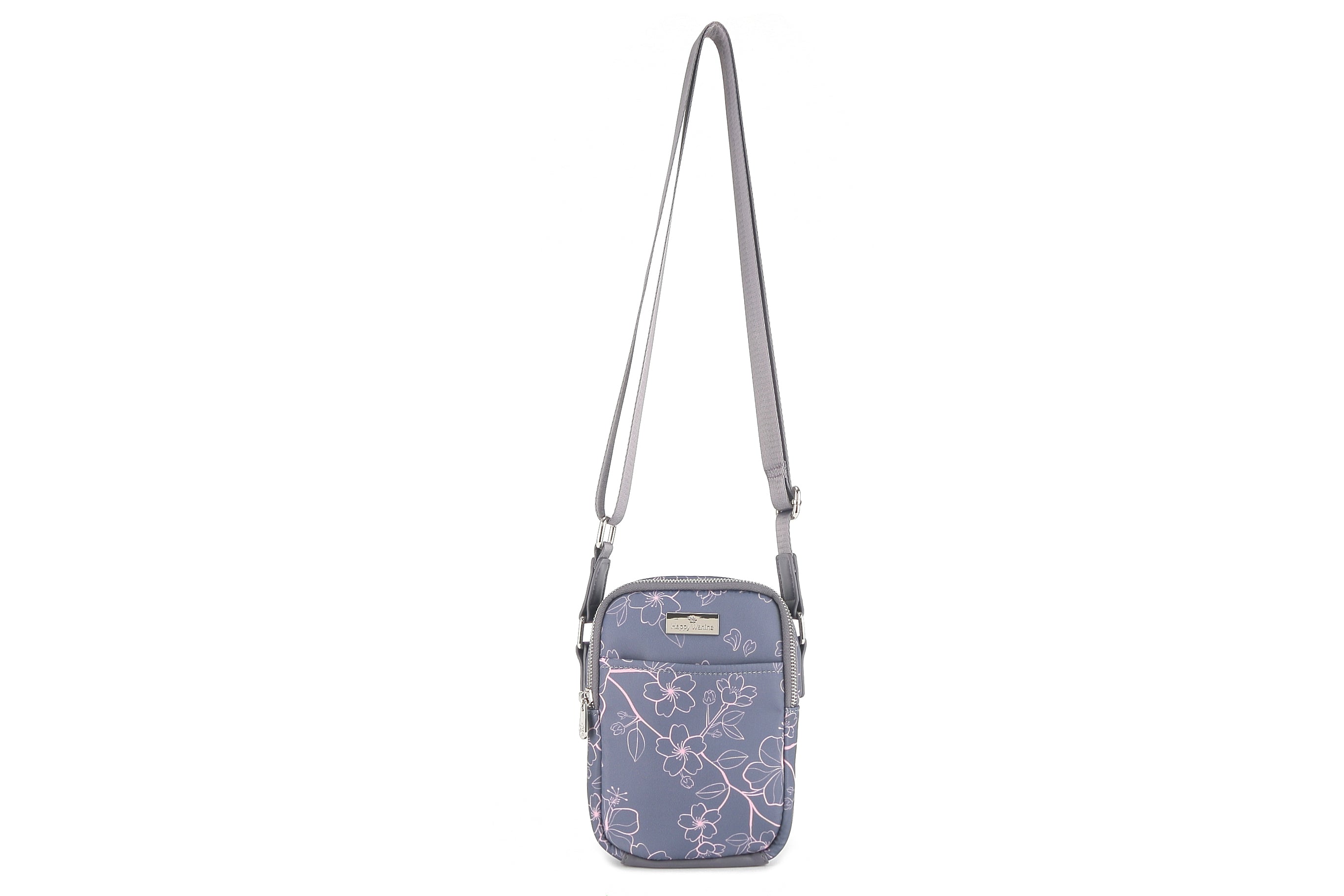 Ke'olu Small Crossbody Bag in Sakura Grey - Stylish & Compact Purse for Women, Perfect for Everyday Use, Travel, and Shopping