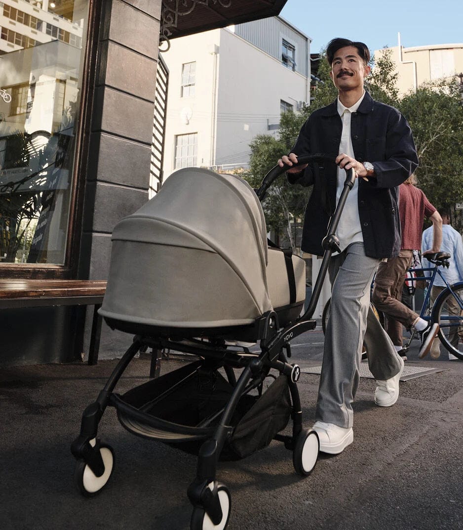 Stokke YOYO 3 Lightweight Travel Stroller with Bassinet - Compact Foldable Baby Stroller for Air Travel, City Walks & Everyday Use
