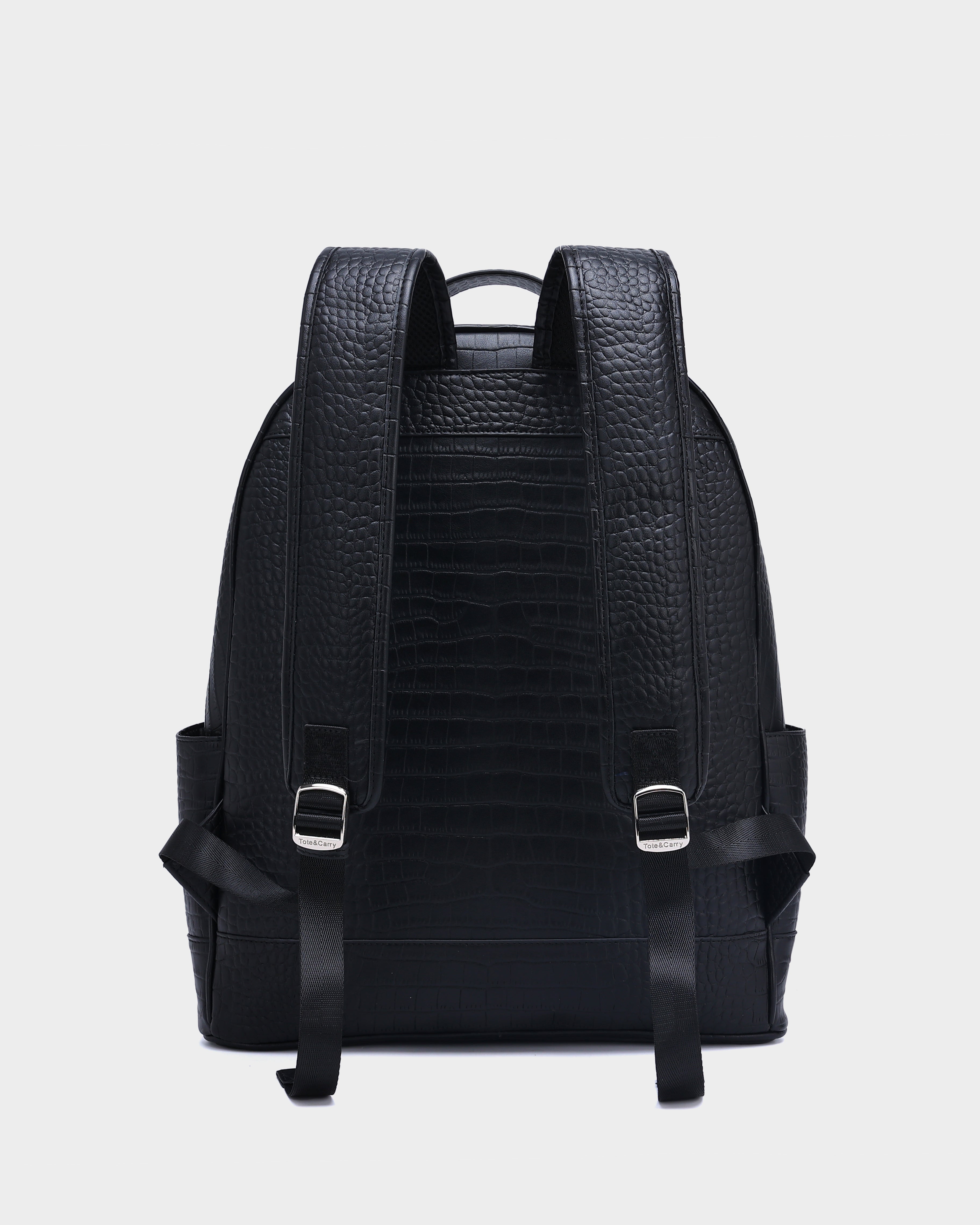 Premium Genuine Leather Backpack for Men & Women - Stylish Durable Black Laptop Bag - Perfect for Travel, Work & School