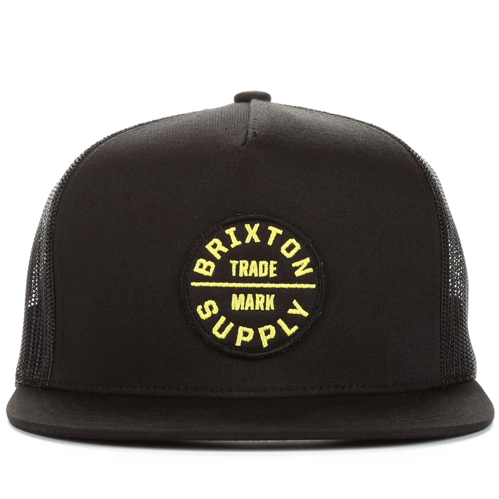 Brixton Oath III Mesh Cap - Black | Adjustable Baseball Hat for Men & Women | Perfect for Outdoor Sports, Hiking, and Casual Wear
