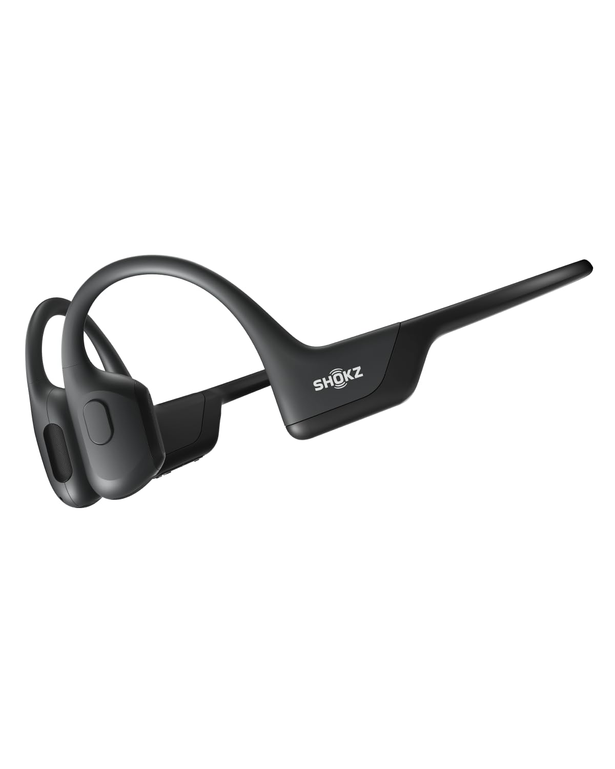 SHOKZ OpenRun Pro Open-Ear Bluetooth Bone Conduction Headphones - Wireless Sports Headset with Premium Bass, Built-in Mic & Hair Band - Sweatproof for Running, Workouts, Gym, Cycling & Outdoor Activities - Black