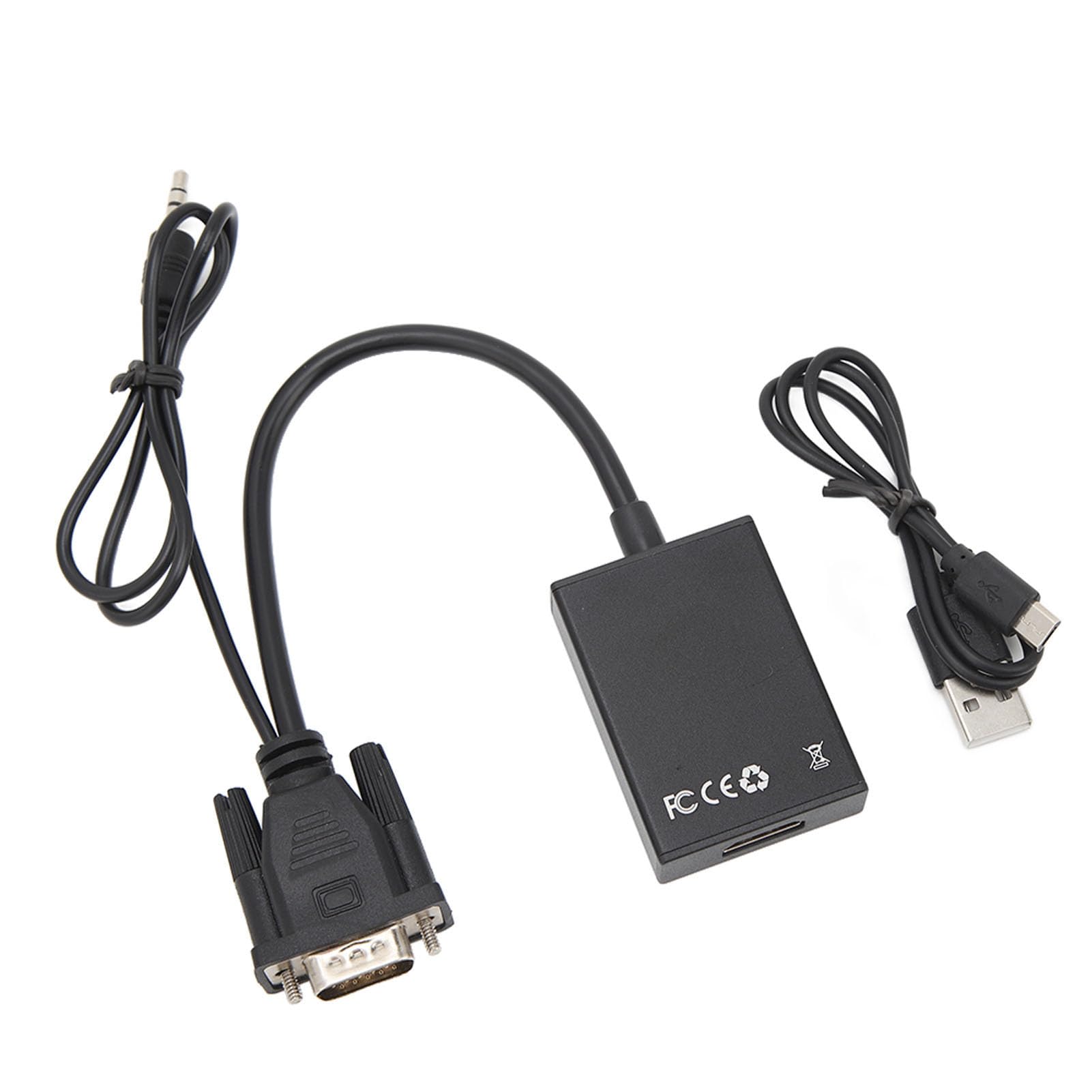 HDMI to VGA Adapter 1080P for Monitor & Projector - Home Office Setup