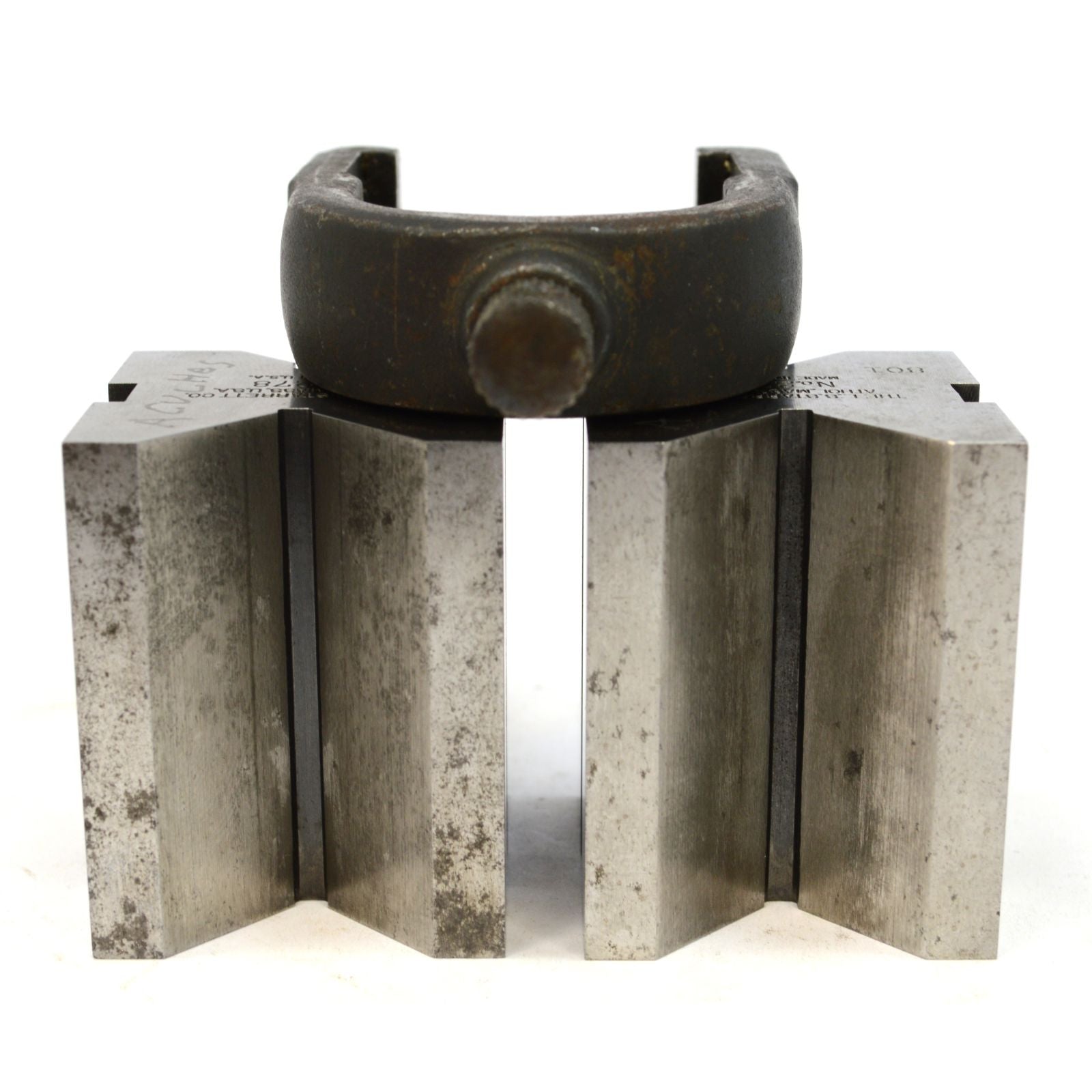 Starrrett No. 278 V Block Set of 2 with 1 Clamp - Precision Machinist Inspection Blocks for Metalworking, Woodworking & DIY Projects