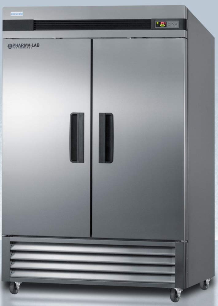 Summit ARS49ML 49 Cu.Ft. Stainless Steel Upright Pharmacy Refrigerator - Auto Defrost, Digital Thermostat & Factory Lock | Commercial Medical Storage, Vaccine Preservation & Pharmaceutical Use