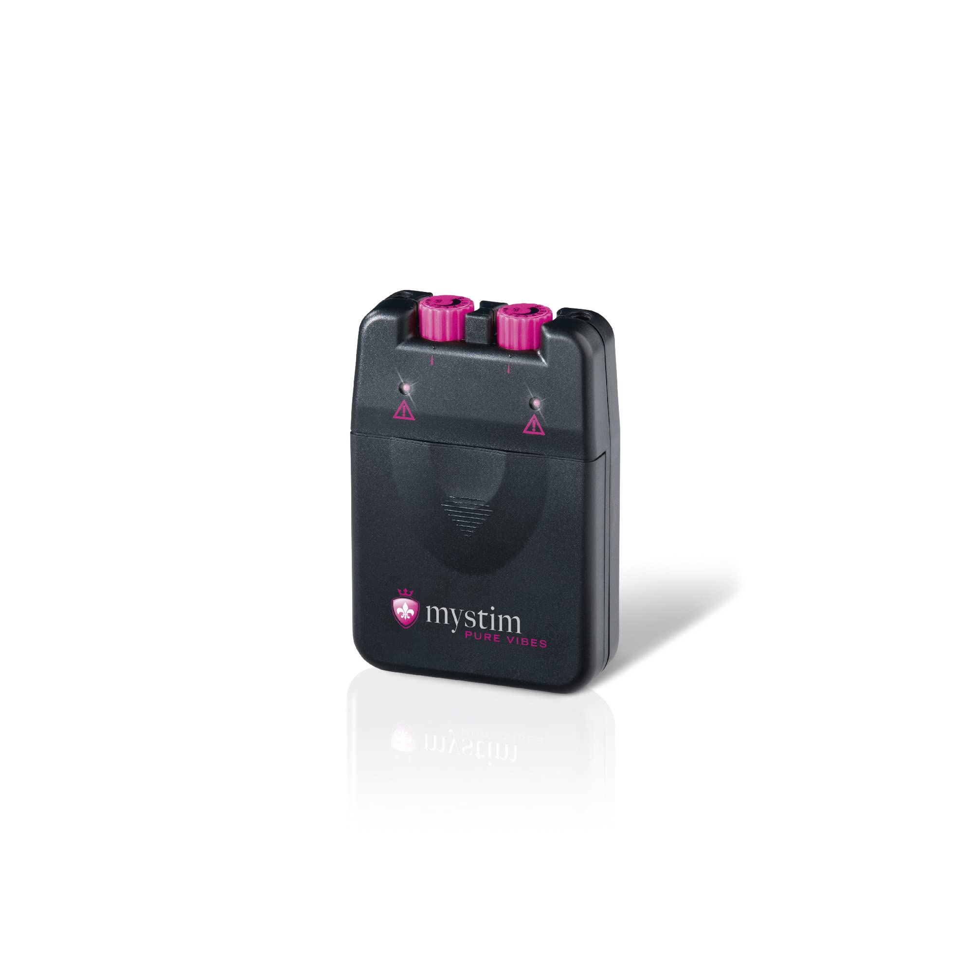Mystim Pure Vibes Analogue E-Stim Power Unit with Electrodes - Premium Electric Stimulation Device for Muscle Therapy & Sensual Pleasure - Perfect for Pain Relief, Relaxation & Intimate Play