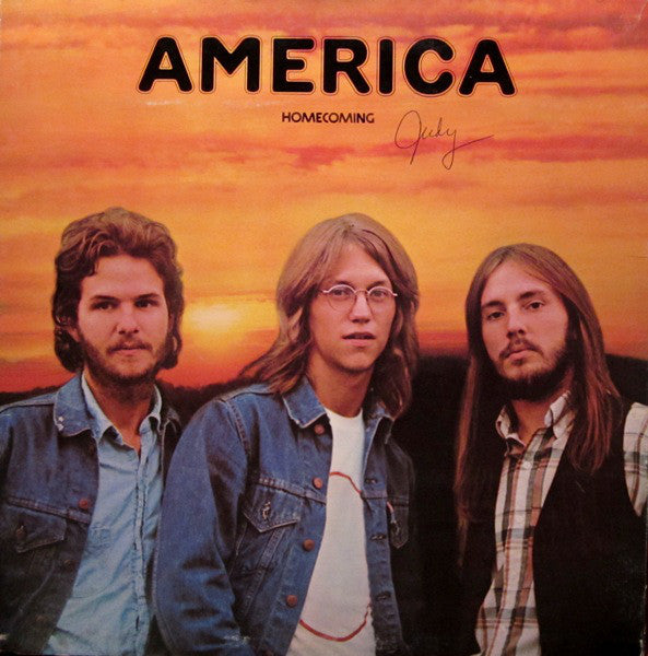 America - Homecoming LP Album (Vinyl, Tri-Fold, Very Good Condition) - Perfect for Vintage Music Collectors & Classic Rock Enthusiasts