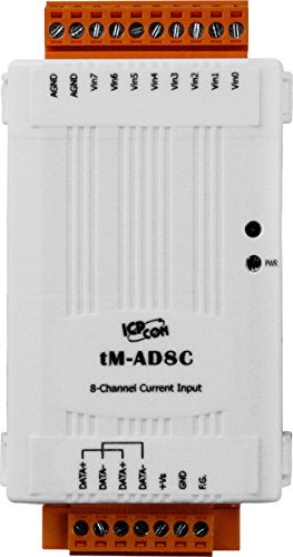 8-Channel Isolated Current Analog Input Module - TM-AD8C | RS-485 & Modbus RTU | 0-20mA & 4-20mA Input | Industrial Automation & Process Control Solution