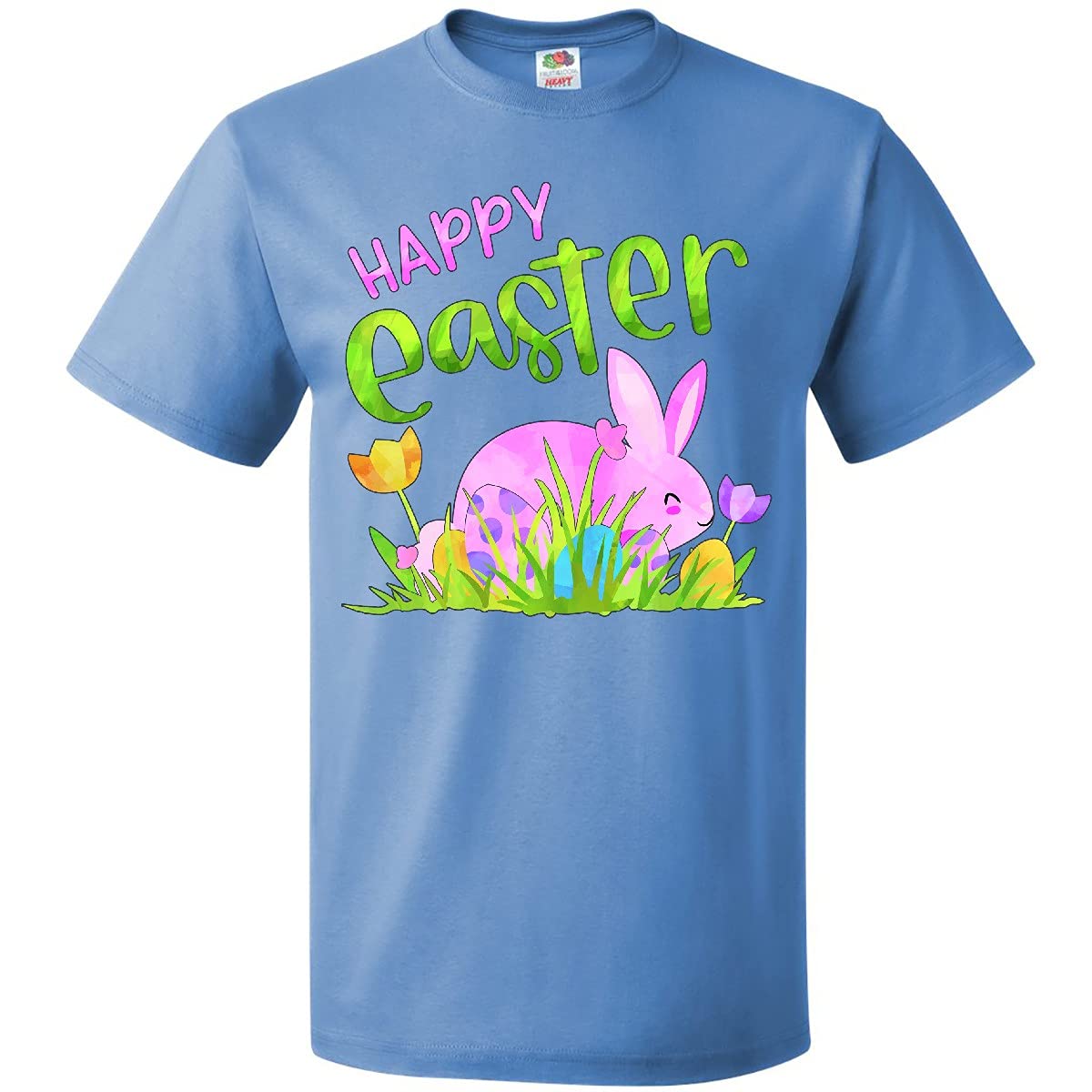 Happy Easter Bunny T-Shirt - Cute Pink Bunny Design for Easter Celebrations