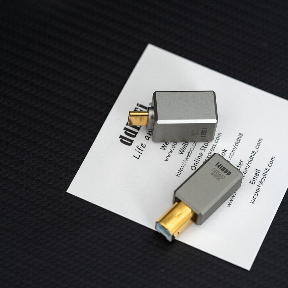 DD ddHiFi TC01BF/TC01B HiFi Quality USB B to USB C Audio Decoder Adapter Converter - Perfect for Studio Recording, HiFi Systems & Mobile Devices