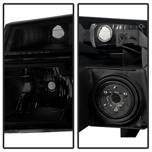 XTune LED Headlights for 2006 Chevy Colorado/Canyon & Isuzu i-208/i-290/i-350/i-370 - OEM Replacement with Bumper Lights - Upgrade for Night Driving & Off-Road Adventures