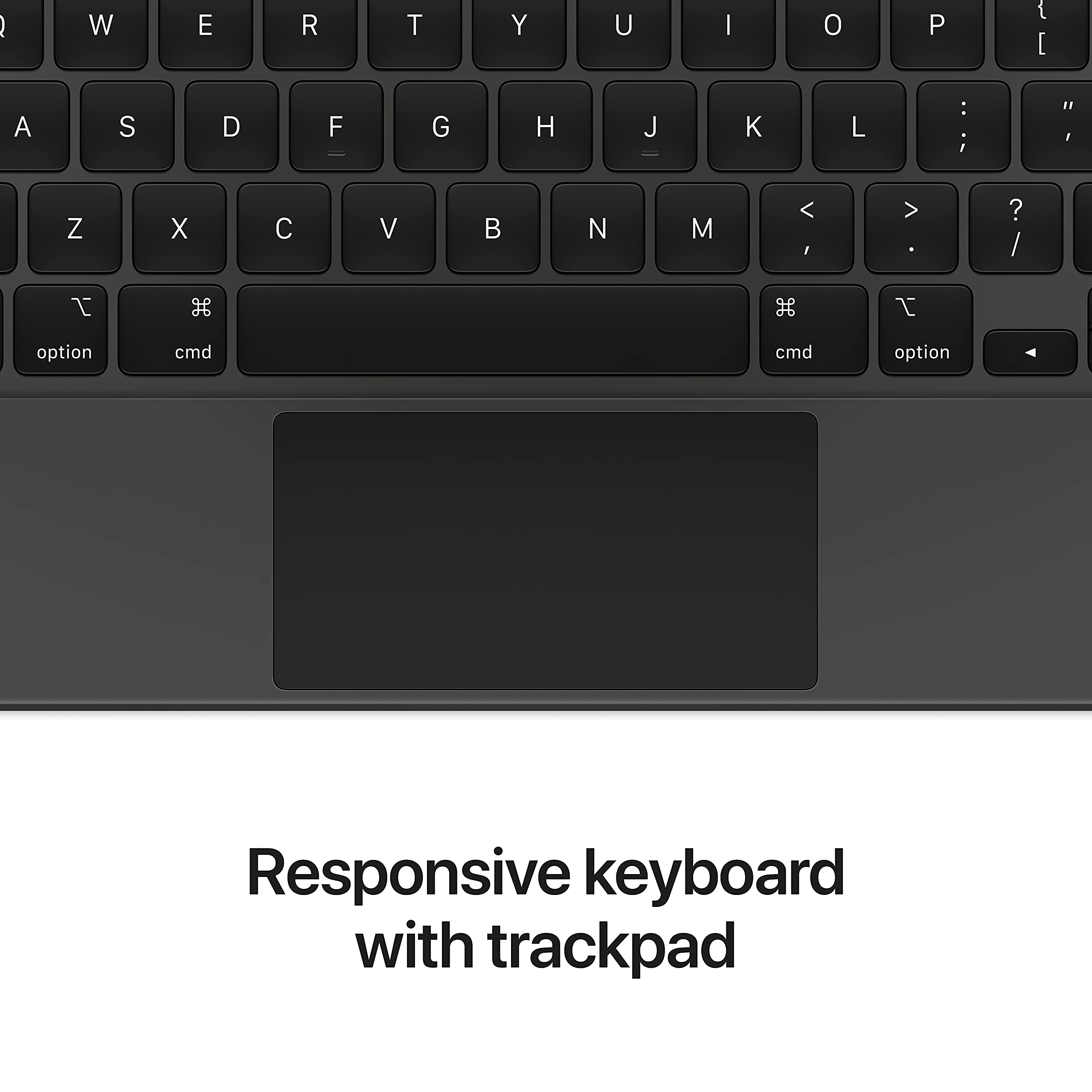 Apple Magic Keyboard for iPad Pro 12.9-inch (3rd-6th Gen) & iPad Air (M2) - Slim Protective Case with Built-in Trackpad & US English Layout - Perfect for Work, Travel & Creative Projects (Black)