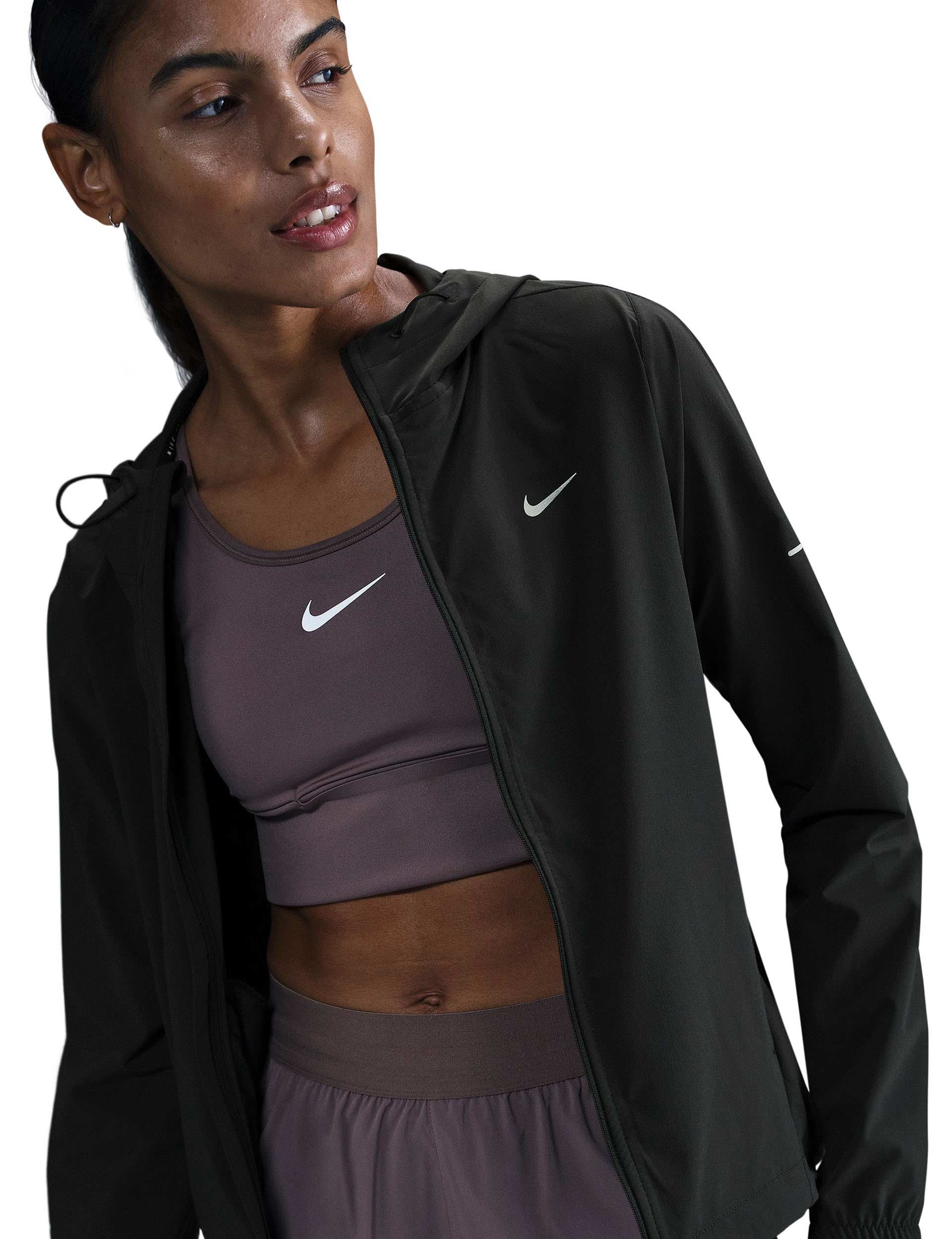 Swift Repel Packable Running Jacket - Lightweight Waterproof Windbreaker for Men & Women | Black/Reflective Silver | Perfect for Jogging, Hiking & Outdoor Activities