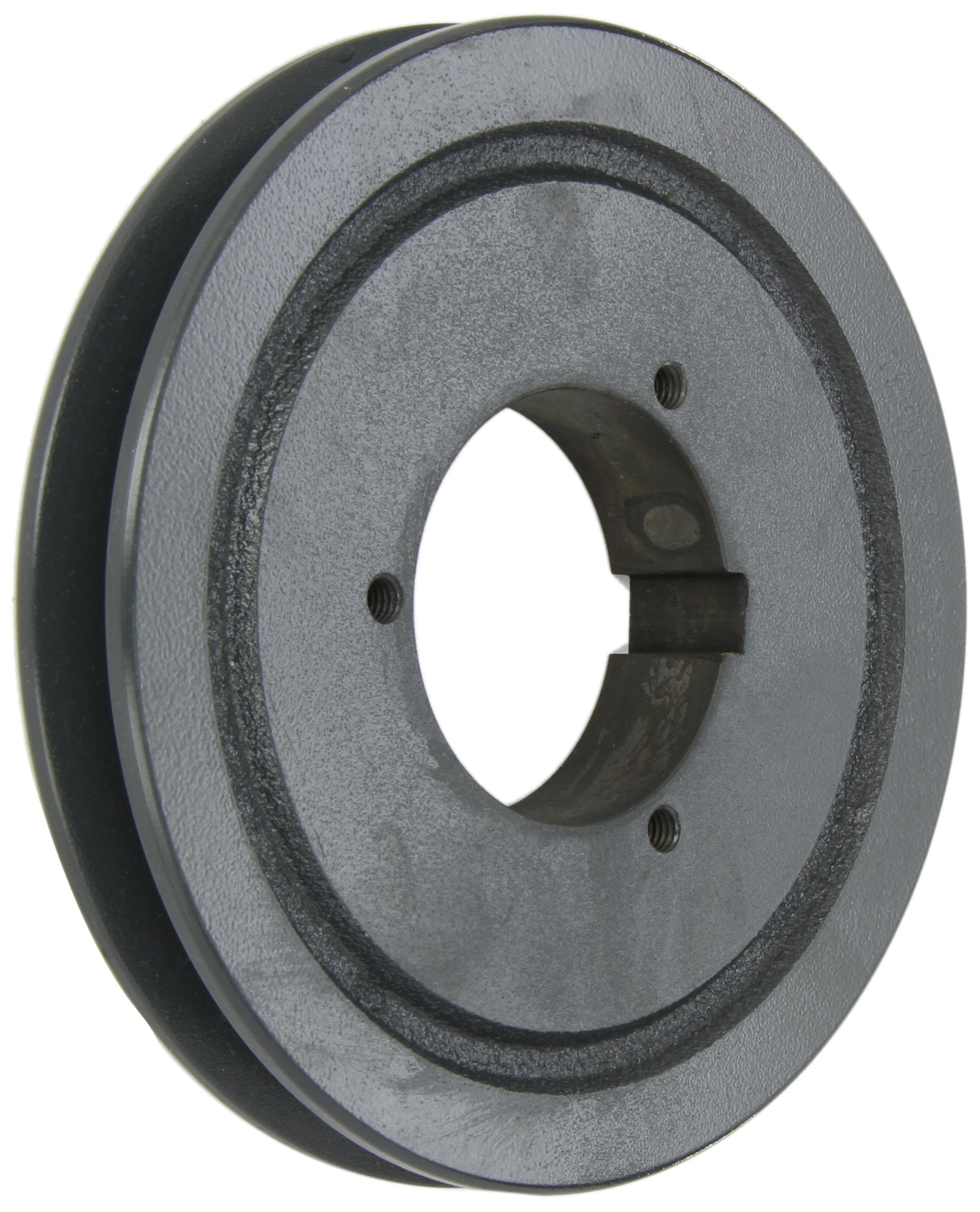 Browning 1B5V68 Split Taper Sheave - Cast Iron 1 Groove Pulley for A, B & 5V Belts with B Bushing | Industrial Machinery & Power Transmission Equipment