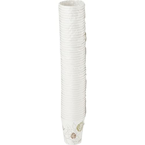 Dixie Paper Hot Coffee Cups 10 oz (100 Count) - Insulated Disposable Coffee Cups for Hot Beverages, Perfect for Office, Cafes, and Home Use