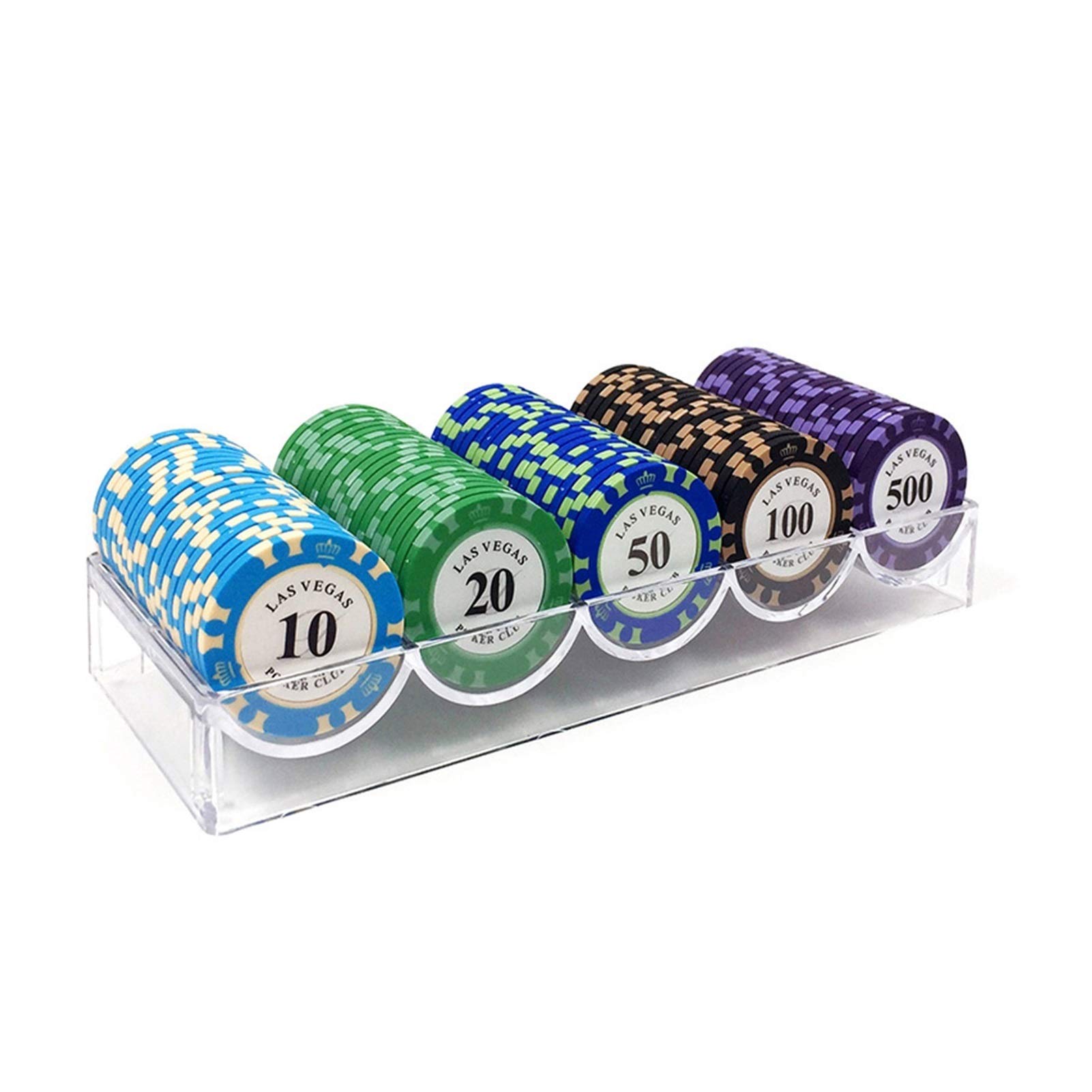 Premium 100PCS 14g Clay Poker Chips Set with Aluminum Case - Casino Style Poker Chips for Texas Hold'em, Blackjack & Home Game Nights (Multi-Color) - Perfect for Poker Parties, Casino Nights & Family Game Gatherings