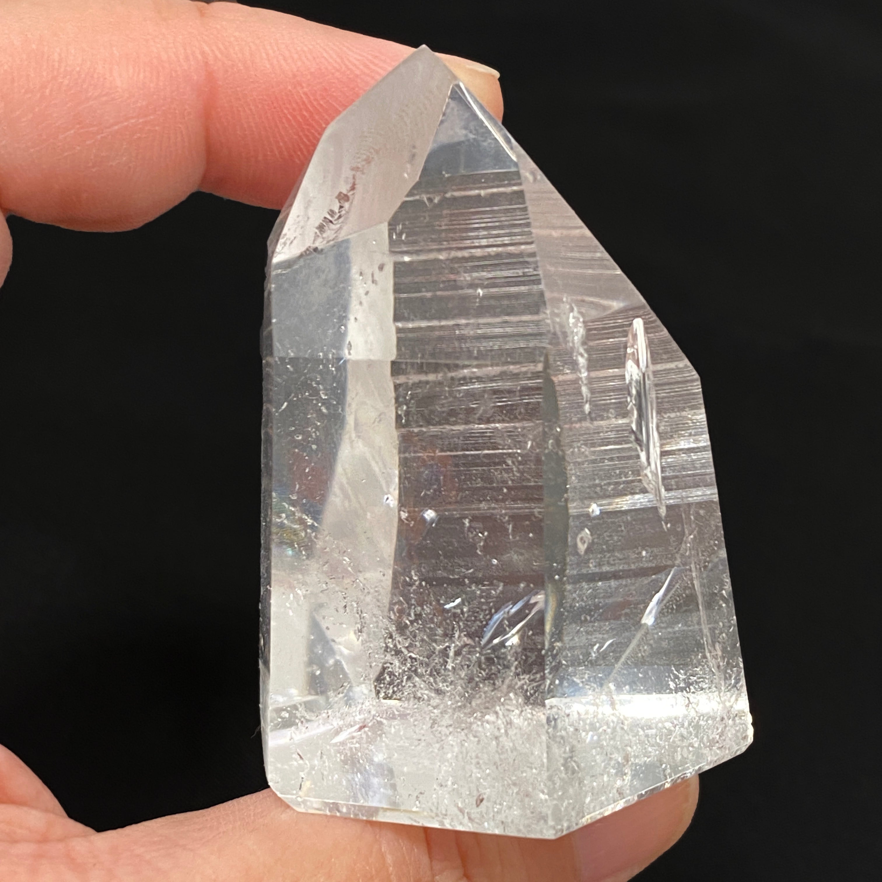 Lemurian Seed Crystal Polished Point - 118g 57x43mm LSQ 22 - Healing Stone for Meditation, Energy Work & Spiritual Growth